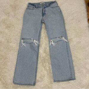 Abercrombie Low Rise Baggy Jean